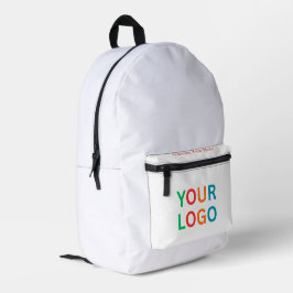 Mochila Impresa Elegante logotipo personalizado y nombre impreso c