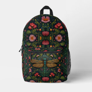 Mochila Impresa Elegante moda personalizada de libélula vintage bo