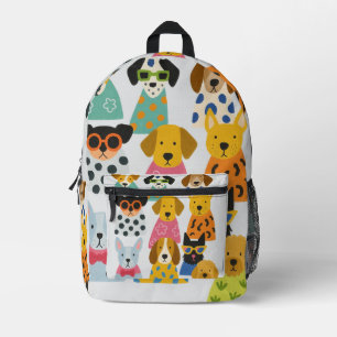 Mochila Impresa Elegante perro divertida regalo de amante de masco
