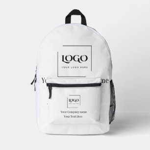 Mochila Impresa Elegante plantilla de tu logo personalizada