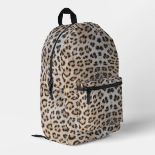 Mochila Impresa Elegante y elegante estampado de animales de piel 