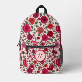 Mochila Impresa Elegante y personalizado flor silvestre de flores 