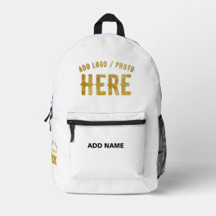 MOCHILA IMPRESA ELEGANTES PERSONALIZABLES BLANCOS MODERNOS VERIFIC