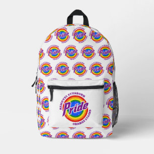 Mochila Impresa Eliminar Naranja testarudo mantiene el mes del org