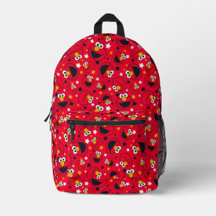 Mochila Impresa Elmo   Patrón de Estrella Tan Tonto