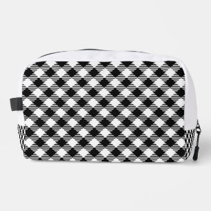 Mochila impresa en blanco y negro