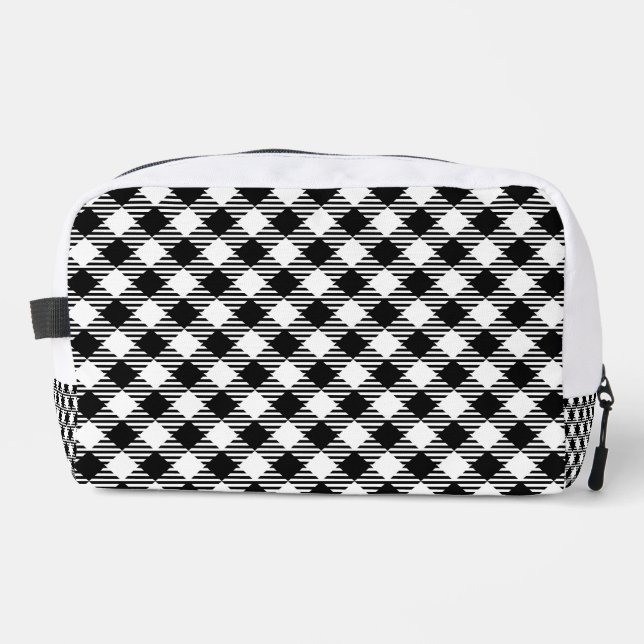 Mochila impresa en blanco y negro (Anverso)