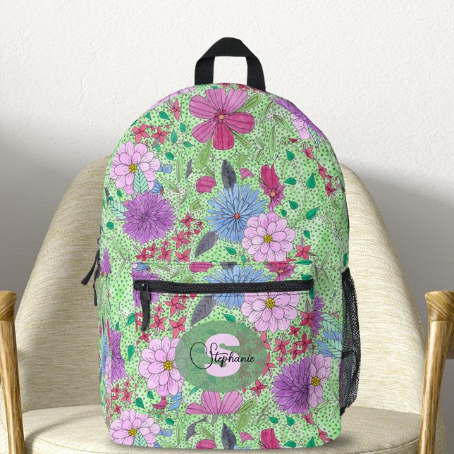 Mochila Impresa Encantador florecimiento de jardines artísticos co (Subido por el creador)