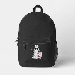 Mochila Impresa Enfermera Fantasma Halloween
