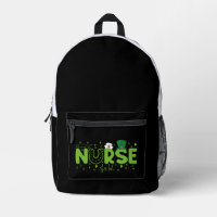 Enfermera irlandesa estetoscopio bata día de San P