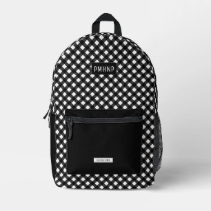 Mochila Impresa Enfermera Personalizada de Salud Mental Psiquiátri