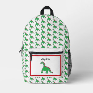 Mochila Impresa Engranaje de dibujos animados de Brontosaurio bebé