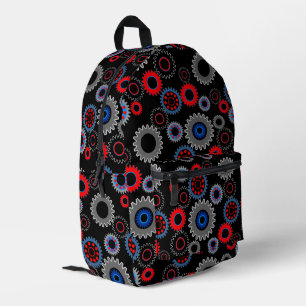 Mochila Impresa Engranajes coloridos
