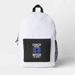 Mochila Impresa Entrenador de Halloween por Día Bruja por Diseño N