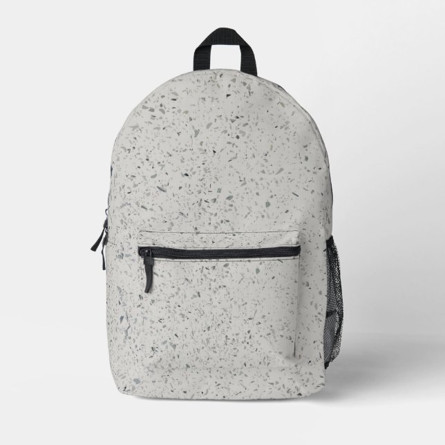 Mochila Impresa Equipamiento del patrón costero de Terrazzo (Anverso)