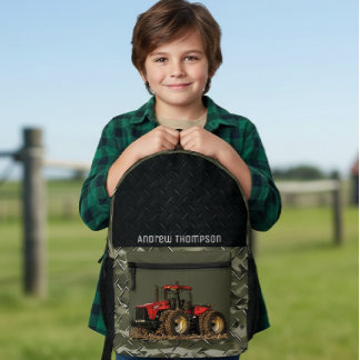 Mochila Impresa Equipo de granja tractor Agricultura genial