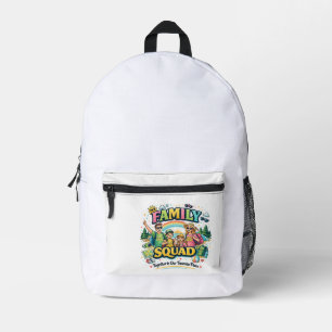 Mochila Impresa Equipo Familiar - Diseño de Equipo Familiar a Jueg