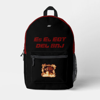 Mochila Impresa Es El EGT Del BNJ -streetwear Elgrandetoto