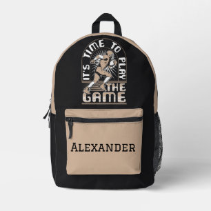 Mochila Impresa Es hora de jugar al fútbol Personalizado