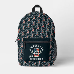 Mochila Impresa Es que la cerveza no puede ser no divertido beber