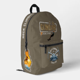 Mochila Impresa Escalada de rock (personalizar anual) |