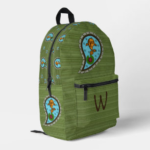Mochila Impresa Escamas el pez dorado