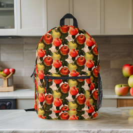 Mochila Impresa Escritura a mano vintage del patrón de cosecha de 