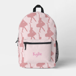 Mochila Impresa Escuela de Ballet Rosa para Niñas