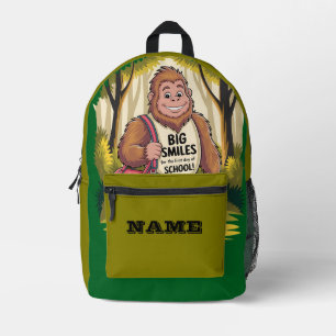 Mochila Impresa Escuela de Grandes Sonrisas Bigfoot Personalizada