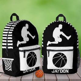 Mochila Impresa Escuela de moda personalizada de baloncesto de man