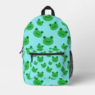 Mochila Impresa Escuela Infantil Cute Frog