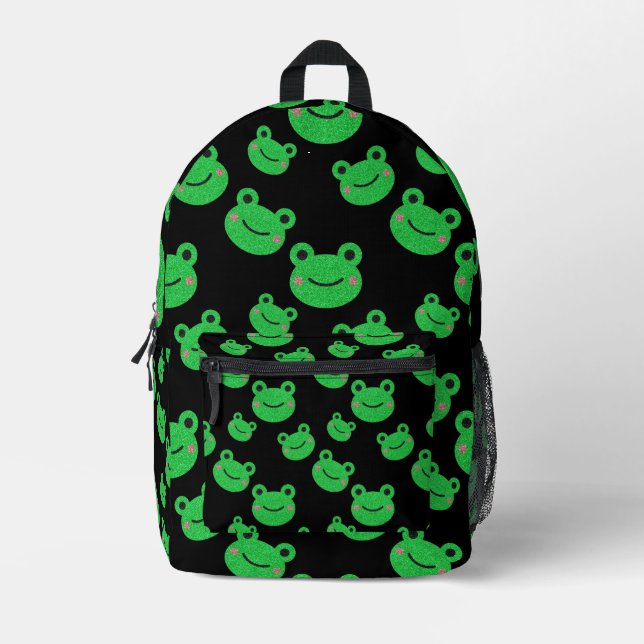 Mochila Impresa Escuela Infantil Cute Frog (Anverso)