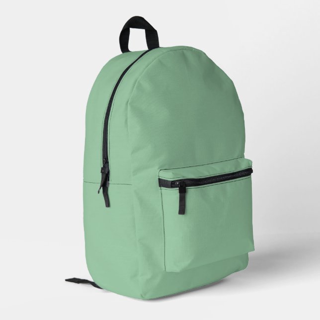 Mochila Impresa Escuela Verde Boho Mint (Esquina izquierda trasera)