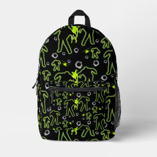 Mochila Impresa Escuela Zombie para niños