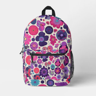 Mochila Impresa Esfera floral