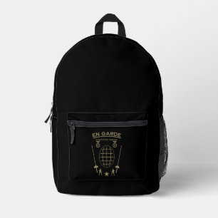 Mochila Impresa Esgrima de Espada Competitiva
