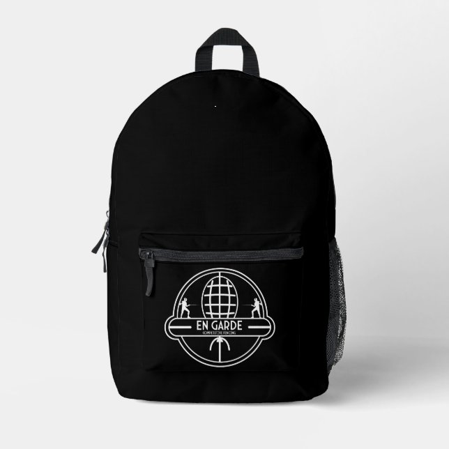 Mochila Impresa Esgrima de espadas competitiva (Anverso)