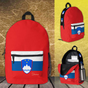 Mochila Impresa Eslovenia, mochila, bandera eslovena / patriótica