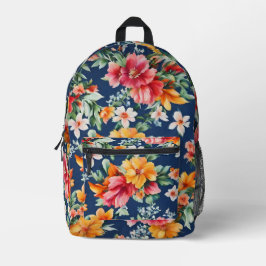 Mochila Impresa Espectáculo floral brillante de verano en Italia