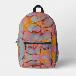 Mochila Impresa Espejismo de Algodón de Azúcar