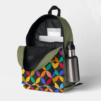 Mochila Impresa Espirales Coloridos