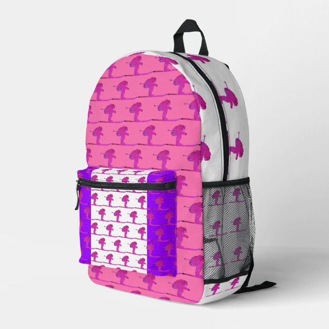 MOCHILA IMPRESA ESQUIADOR (Esquina derecha trasera )