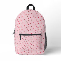Estampado de Fresa Rosa Lindo Estético Niños Escue