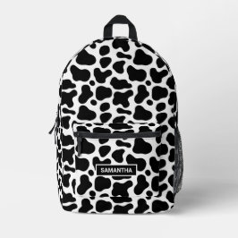 Mochila Impresa Estampado de Vaca Personalizado Lindo