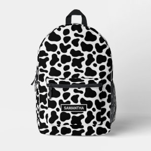 Mochila Impresa Estampado de Vaca Personalizado Lindo