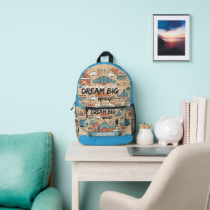 Mochila Impresa Estar inspirado - Diseños motivacionales y de mejo