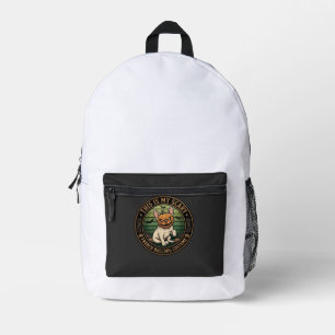 Mochila Impresa Este Es Mi Disfraz De Perro Bulldog Francés De Hal