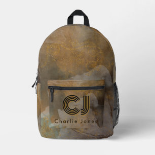 Mochila Impresa Estética elegante texturizada lujo silencioso terr