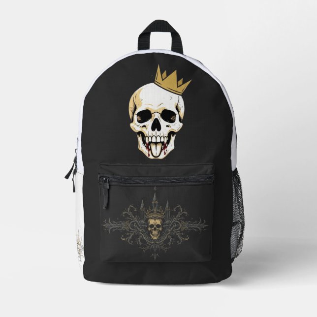 Mochila Impresa Estilo de Tatuaje Pemium (Anverso)