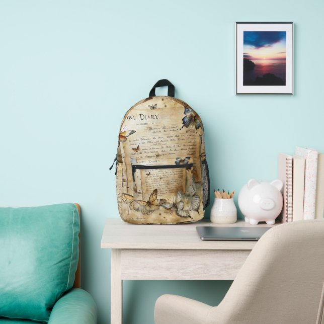 Mochila Impresa Estilo de vintage (in situ)
